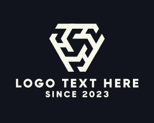 Pattern - Abstract Triple H Pattern logo design