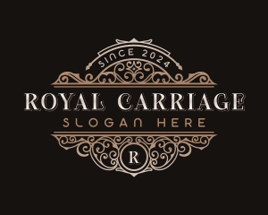 Ornamental Royal Crown logo design