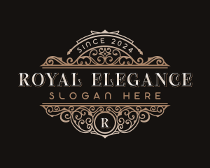 Ornamental Royal Crown logo design