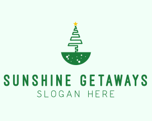 Holiday Christmas Tree logo