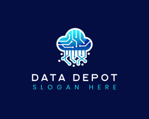 Cloud Data Programming logo design