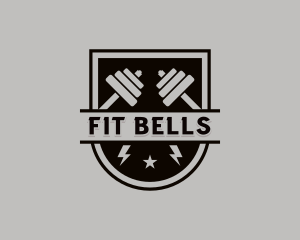 Barbell Fitness Training logo design