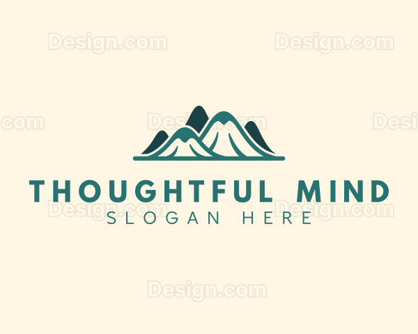 Outdoor Mountain Trekking Logo