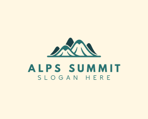 Outdoor Mountain Trekking logo design