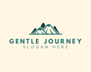 Outdoor Mountain Trekking logo design