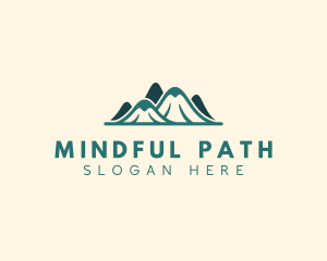 Outdoor Mountain Trekking logo design