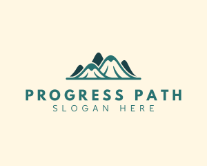 Outdoor Mountain Trekking logo design