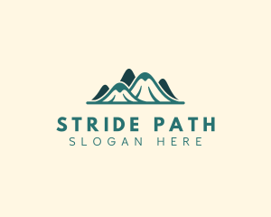 Outdoor Mountain Trekking logo design