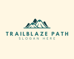 Outdoor Mountain Trekking logo design