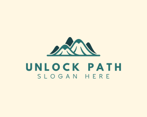 Outdoor Mountain Trekking logo design