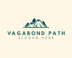 Outdoor Mountain Trekking logo design