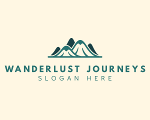 Outdoor Mountain Trekking logo design