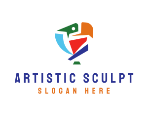 Artistic Creative Bird logo design