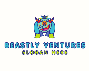 Giant Monster Beast logo design