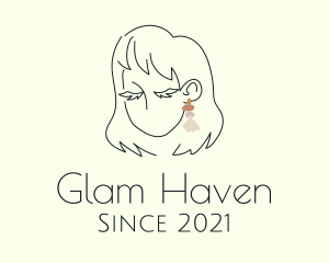 Glam Lady Style Earring  logo