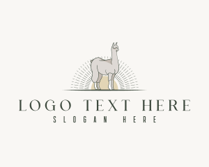 Wildlife Zoo Llama logo