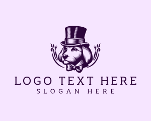 Top Hat Dog Ribbon Logo