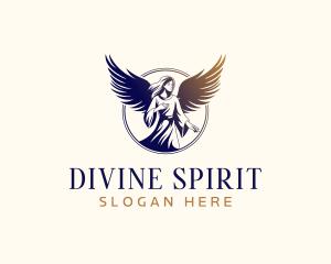 Holy Angel Wings logo