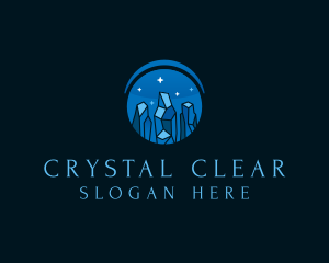 Gem Crystal Jewelry logo design