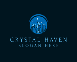 Gem Crystal Jewelry logo design