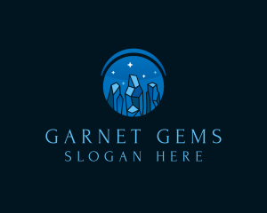 Gem Crystal Jewelry logo design