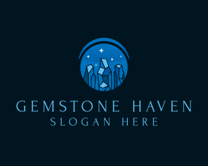 Gem Crystal Jewelry logo design