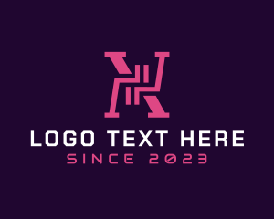 Futuristic Letter X Company logo