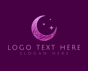 Floral Mystic Moon logo