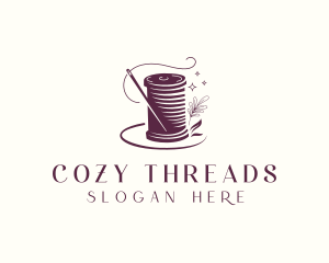 Needlecraft Thread Sewing logo design