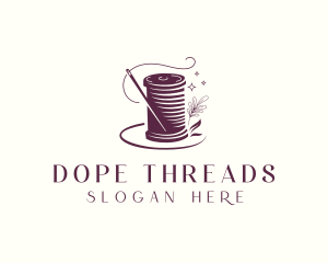 Needlecraft Thread Sewing logo design