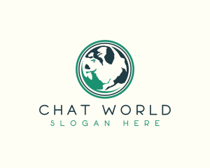 Global Earth Sphere logo design