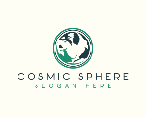 Global Earth Sphere logo design