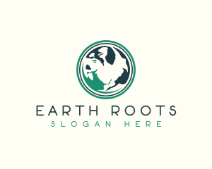 Global Earth Sphere logo design