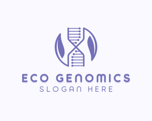 DNA Leaf Biotech logo design