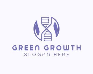 DNA Leaf Biotech logo design