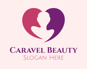 Beauty Heart Person logo design