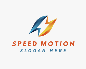 Express Lightning Speed logo design