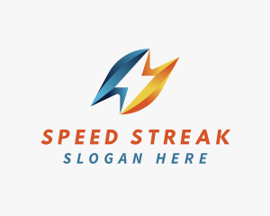 Express Lightning Speed logo design