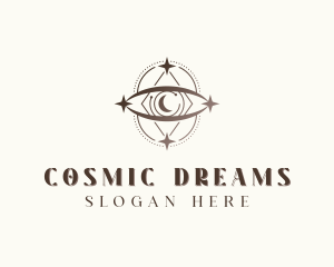 Cosmic Spiritual Eye logo design