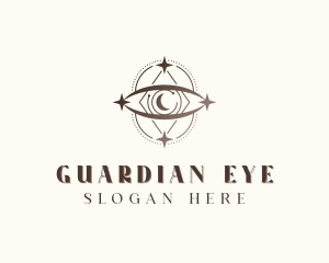 Cosmic Spiritual Eye logo design