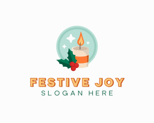 Christmas Holiday Candle logo