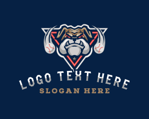 Bulldog Baseball Team logo