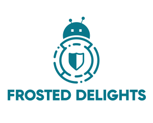 Bug Bot Antivirus logo design