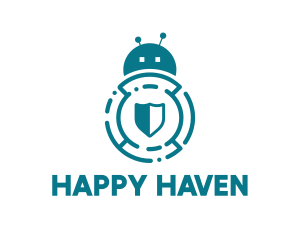 Bug Bot Antivirus logo design