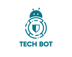 Bug Bot Antivirus logo design