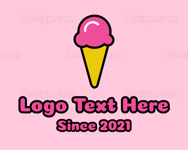 Ice Cream Cone Logo