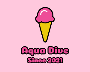 Ice Cream Cone logo design