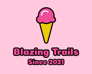 Ice Cream Cone logo design