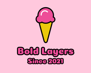 Ice Cream Cone logo design