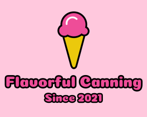 Ice Cream Cone logo design